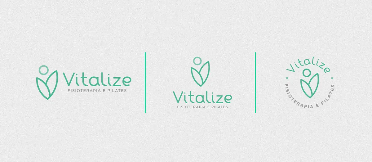 Identidade visual Vitalize Fisioterapia e Pilates